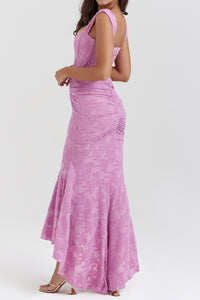 Robe longue élégante à imprimé floral - Mariekje