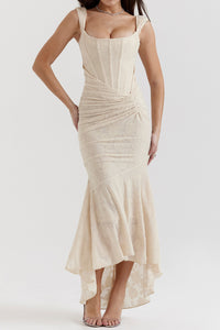 Robe longue élégante à imprimé floral - Mariekje