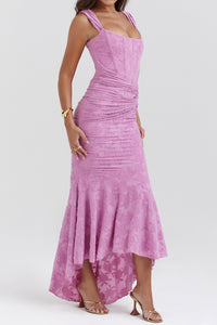 Robe longue élégante à imprimé floral - Mariekje