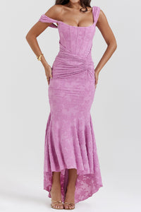 Robe longue élégante à imprimé floral - Mariekje
