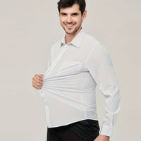 Camisole de vêtement pour homme - Algon transpirable - Corte moderno - Manga larga con botón