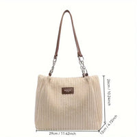 Clémence™ Sac en velours côtelé