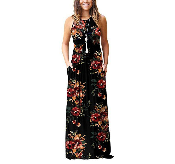Robe Midi en Coton Fleuri - Confortable, Élégante et Respirante