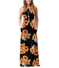 Robe Midi en Coton Fleuri - Confortable, Élégante et Respirante