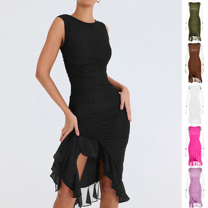 Un style rayonnant : une robe d'été élégante qui met joliment en valeur votre silhouette