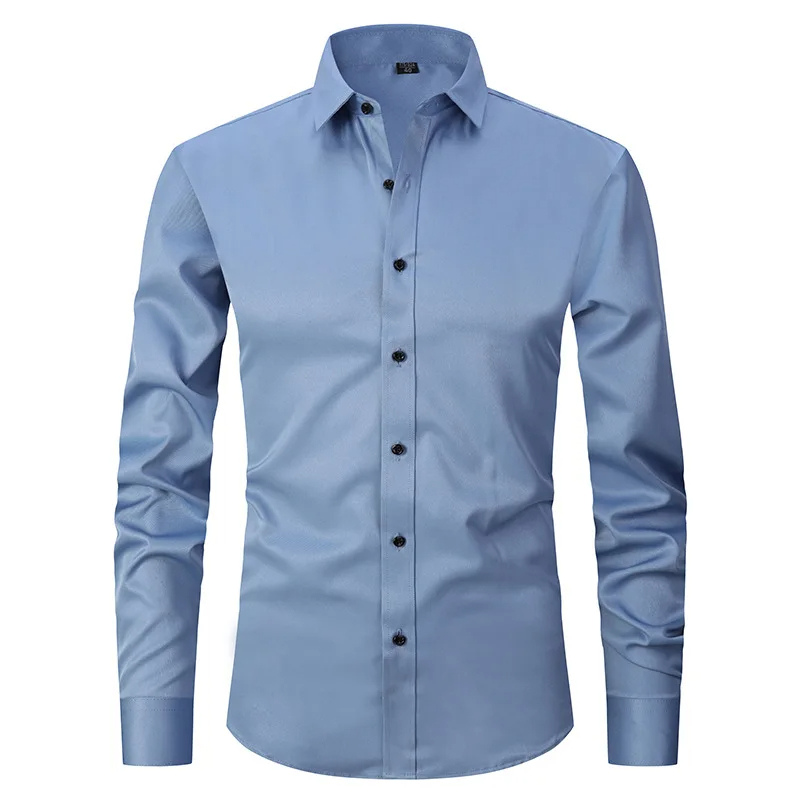 Camisole pour homme slim fit avec maniche lunghe e chiusura a bottoni elegante