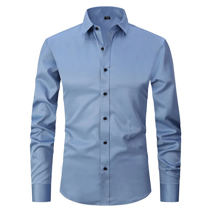 Camisole pour homme slim fit avec maniche lunghe e chiusura a bottoni elegante