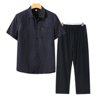 Finn | Combinaison de lin élégante avec manches courtes pour un look frais