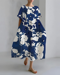 Robe élégante à encolure ronde - Susanne