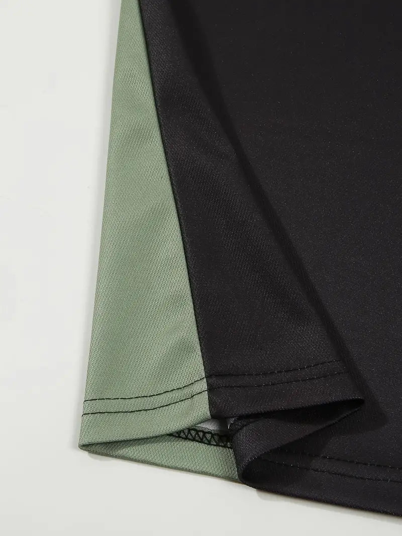 Camisa Polo Masculina - Ajuste Slim - Design Listrado - Manga Curta para Uso Casual