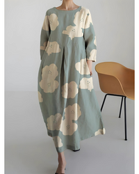 Robe élégante à encolure ronde - Susanne