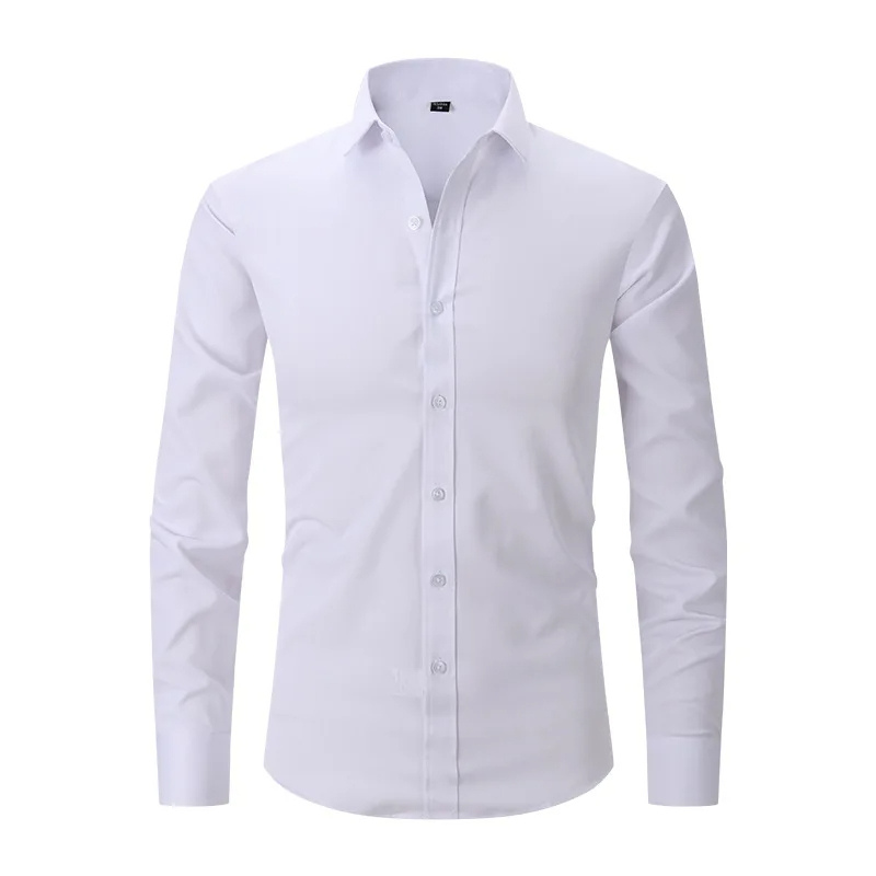 Camisole pour homme slim fit avec maniche lunghe e chiusura a bottoni elegante