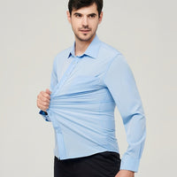 Camisole de vêtement pour homme - Algon transpirable - Corte moderno - Manga larga con botón
