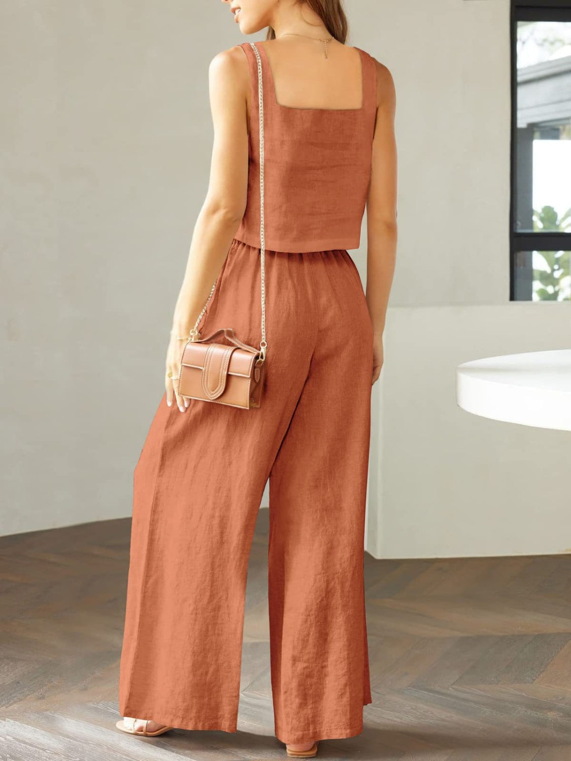 Katrien | Ensemble de pantalons larges tendance pour un look élégant