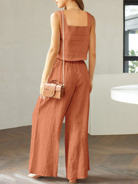 Katrien | Ensemble de pantalons larges tendance pour un look élégant
