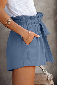 Shorts pour femmes à taille élastique et jambes larges pour un confort élégant