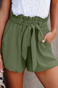 Shorts pour femmes à taille élastique et jambes larges pour un confort élégant