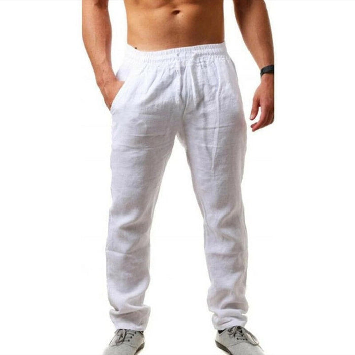 Pantalon élégant en lin pour homme Matthijs pour un look stylé