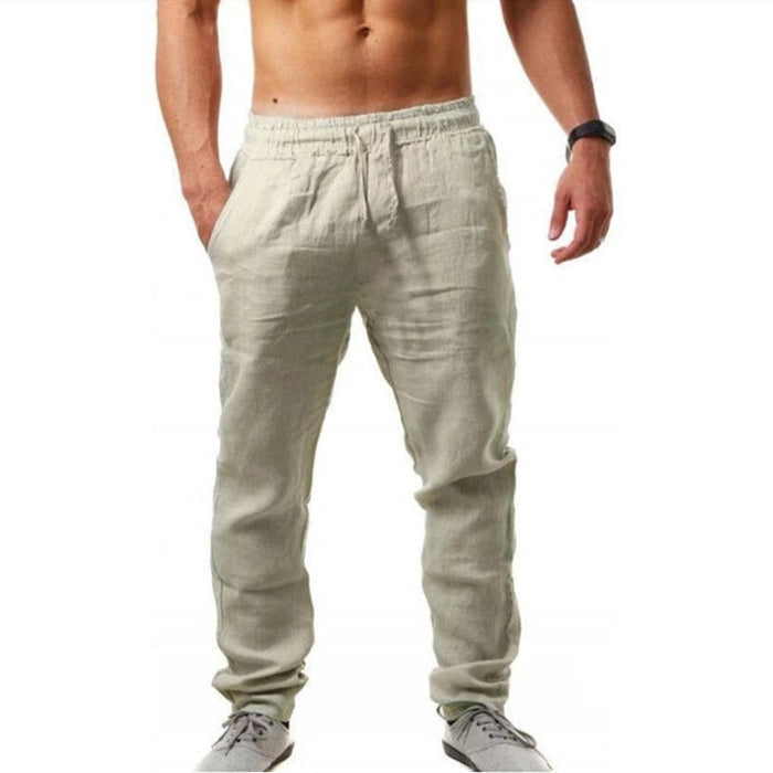 Pantalon élégant en lin pour homme Matthijs pour un look stylé