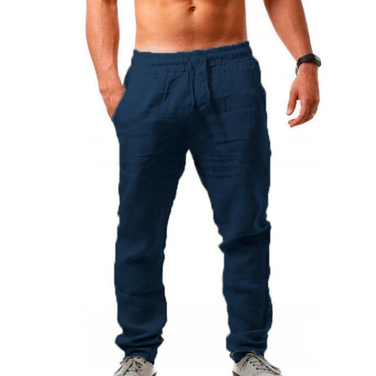Pantalon élégant en lin pour homme Matthijs pour un look stylé