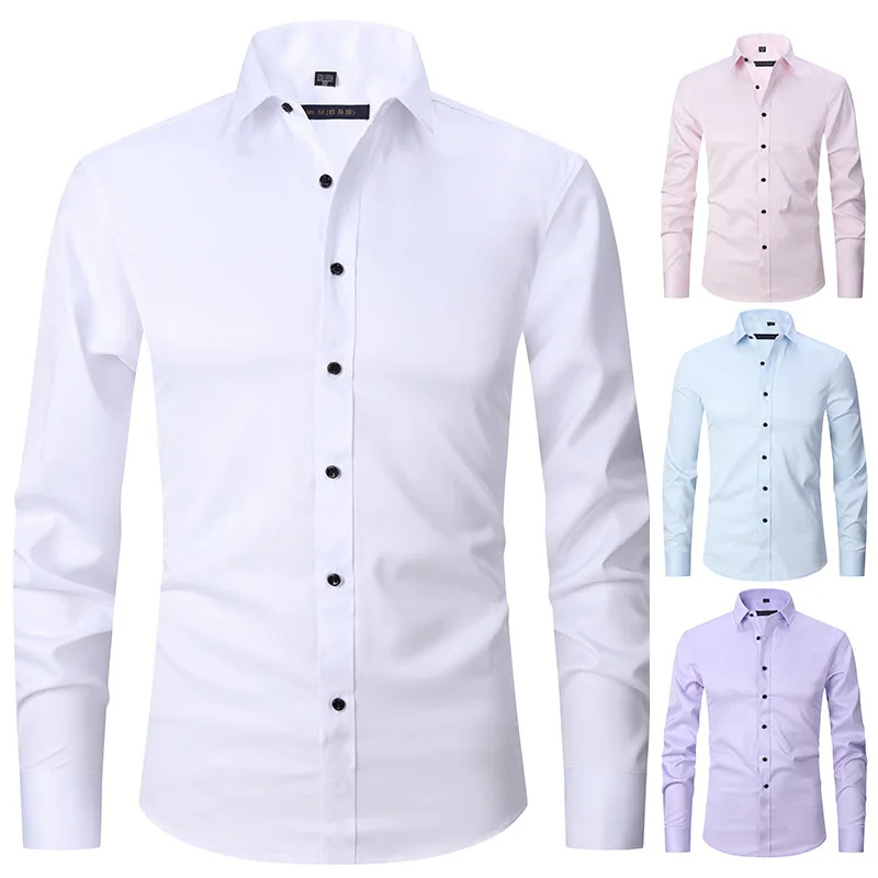 Camisole pour homme slim fit avec maniche lunghe e chiusura a bottoni elegante