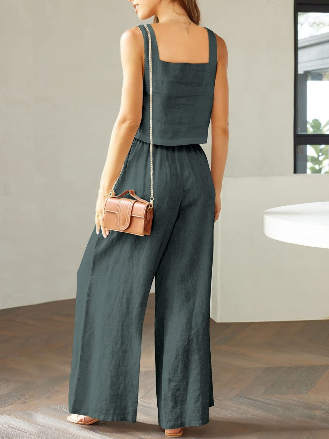 Katrien | Ensemble de pantalons larges tendance pour un look élégant