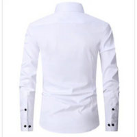 Camisole pour homme slim fit avec maniche lunghe e chiusura a bottoni elegante