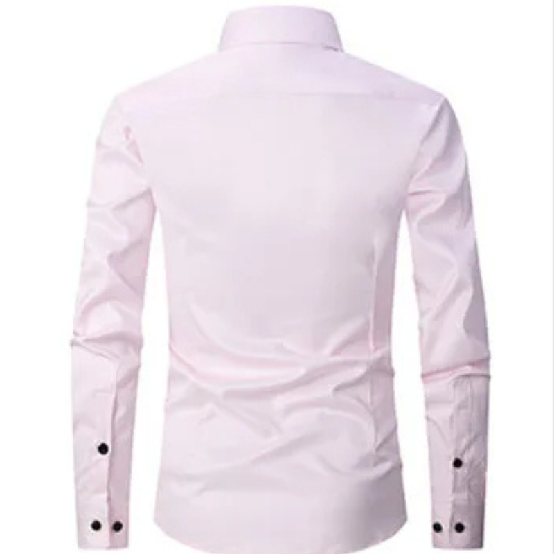 Camisole pour homme slim fit avec maniche lunghe e chiusura a bottoni elegante