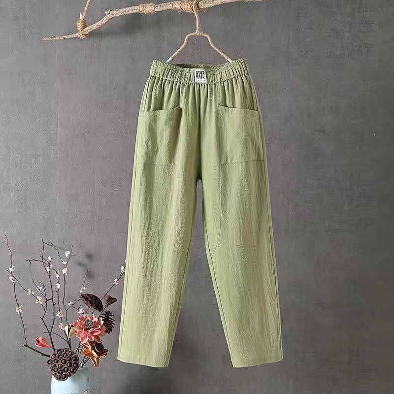 Pantalon élégant et décontracté pour femmes, avec une coupe confortable et des poches pratiques - parfait pour toutes les occasions