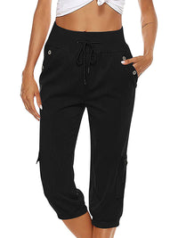 Pantalon cargo pour femmes - pantalon de tous les jours confortable et élégant avec des poches pratiques