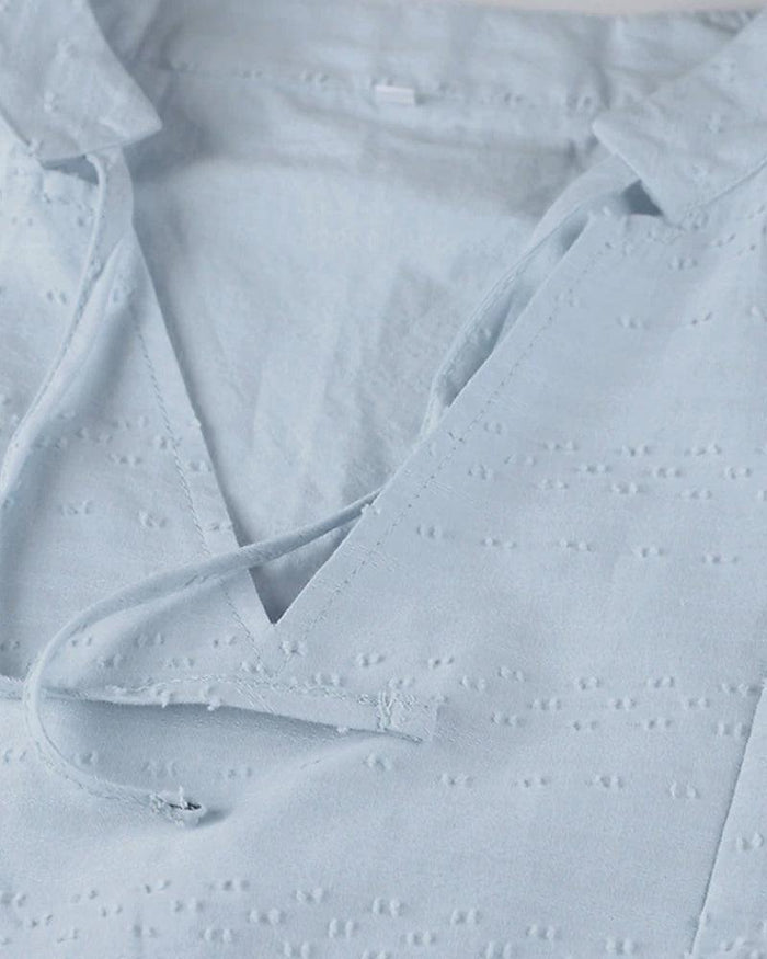Robe chemise élégante à manches longues pour femmes