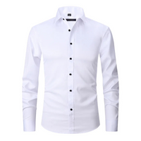 Camisole pour homme slim fit avec maniche lunghe e chiusura a bottoni elegante