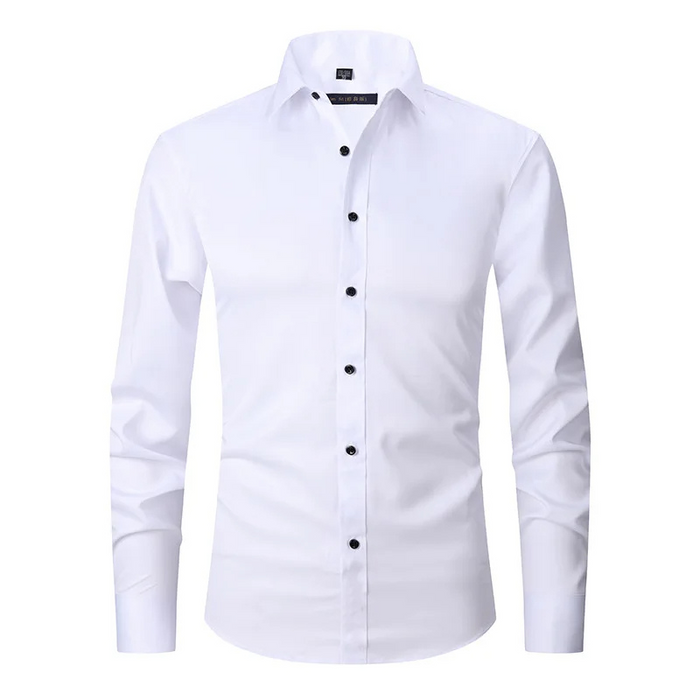 Camisole pour homme slim fit avec maniche lunghe e chiusura a bottoni elegante