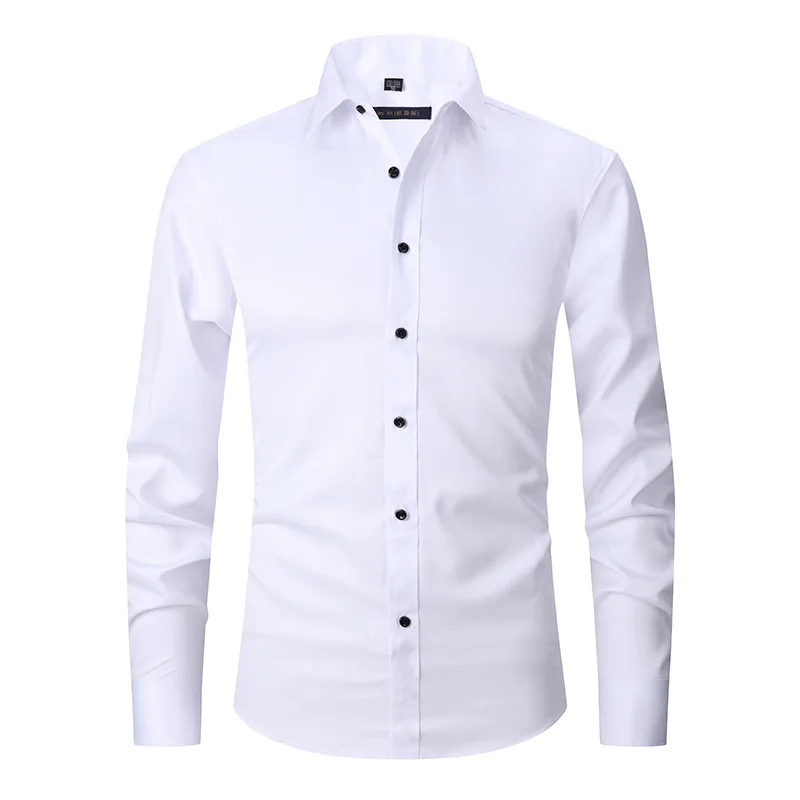 Camisole pour homme slim fit avec maniche lunghe e chiusura a bottoni elegante