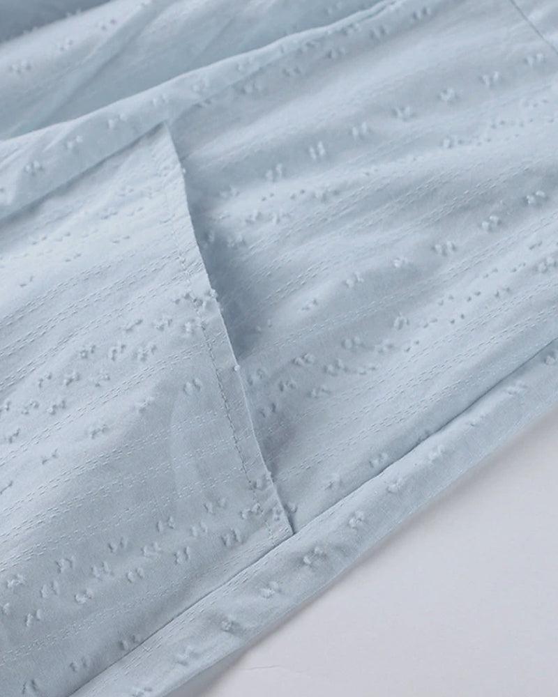 Robe chemise élégante à manches longues pour femmes