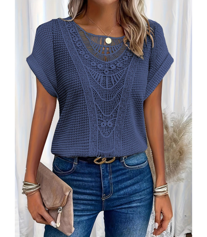 Top en crochet pour femmes - design chic et polyvalent pour des looks élégants sans effort