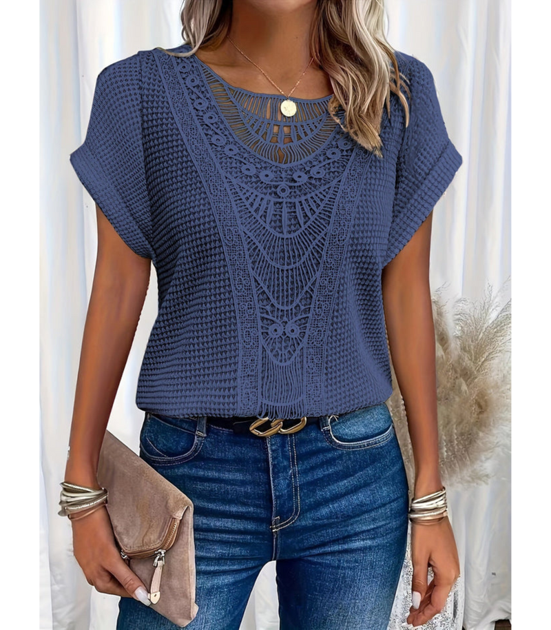 Top en crochet pour femmes - design chic et polyvalent pour des looks élégants sans effort