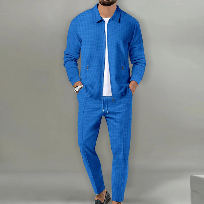 Daan | Ensemble Premium avec gilet polo et pantalon chino assorti pour un look élégant
