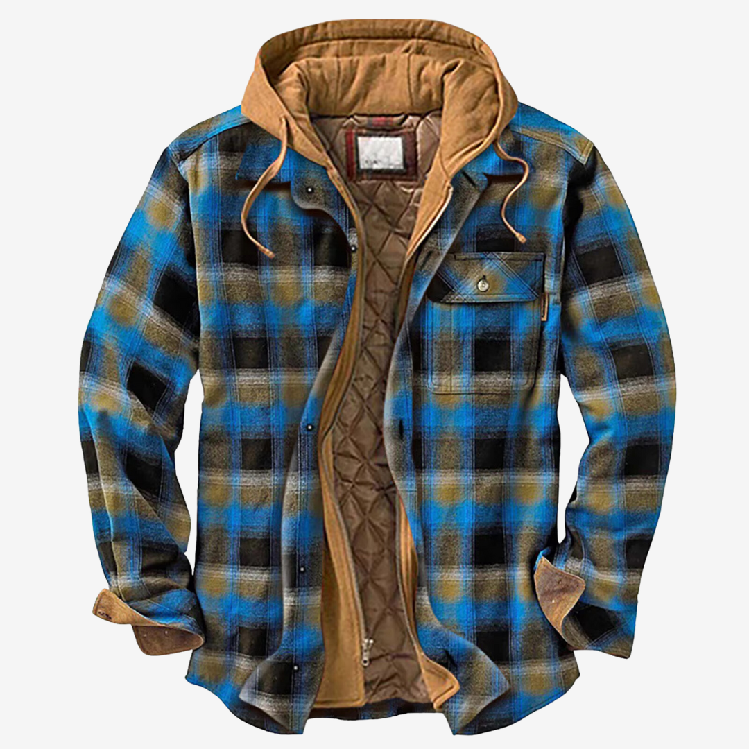 Cyprien™ Veste en flanelle élégante