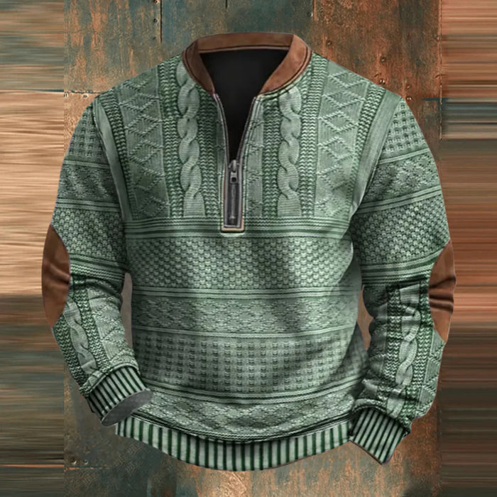 Mathieu™ Elégant pull zippé