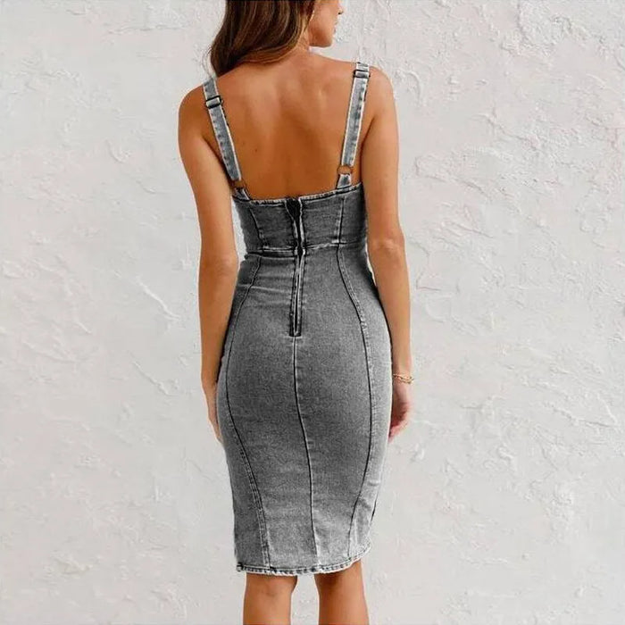T-shirt slim avec col en U et détails rayés pour un look élégant