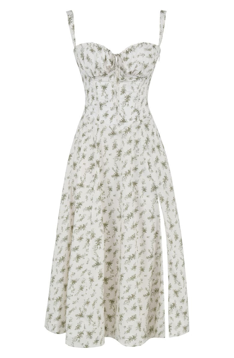 Robe Bustier Imprimée - Thea en Mélange de Polyester Durable