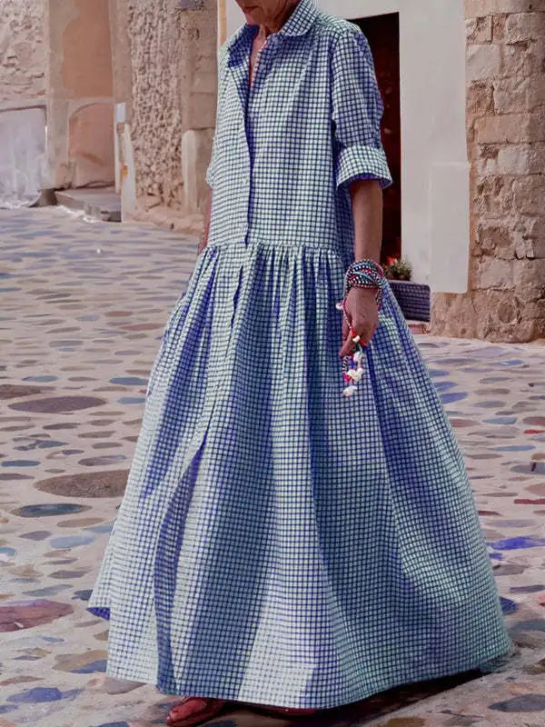 Robe élégante à manches longues pour femmes - Runa