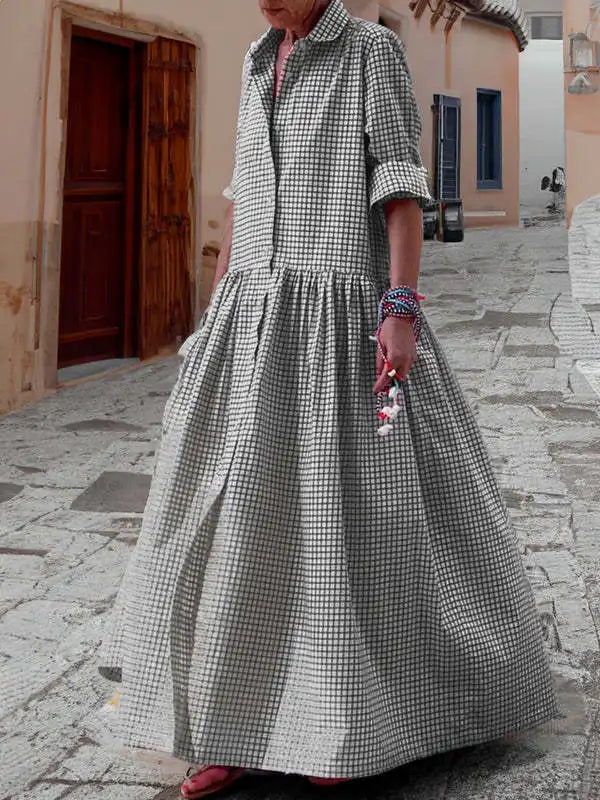 Robe élégante à manches longues pour femmes - Runa