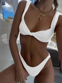 Bikini élégant pour femmes à deux pieds - Costume de bain et de nuit