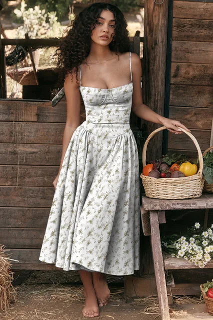 Élégante robe corset sans manches - Raquel pour un look parfait