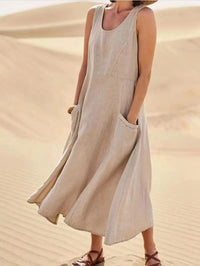 Chemisier féminin élégant sans manches et ample pour un look stylé