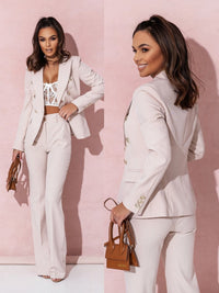 Naomi - Robe midi chic avec une élégante encolure en V pour un look élégant