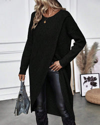 Robe midi unie en tissu doux, élégante et confortable pour un quotidien stylé