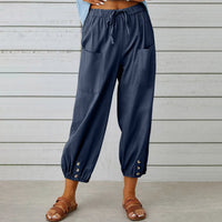Pantalon décontracté pour femme - Style souple et confortable pour une détente optimale et des journées de repos